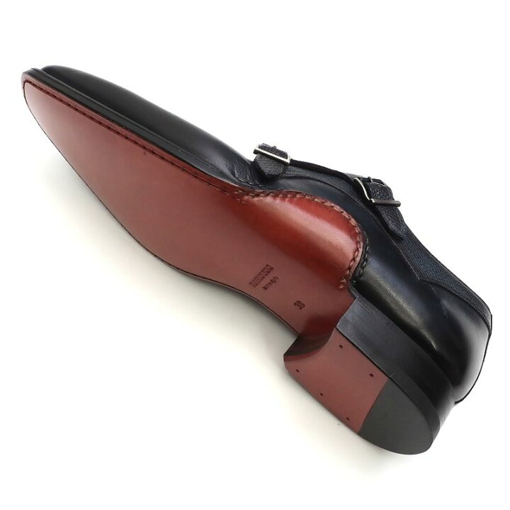楽天市場】新品 MAGNANNI オパンカ製法 ダブルモンクストラップ レザー 