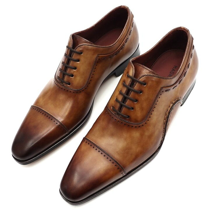 楽天市場】未使用品 MAGNANNI オパンカ製法 レザーシューズ 革靴 