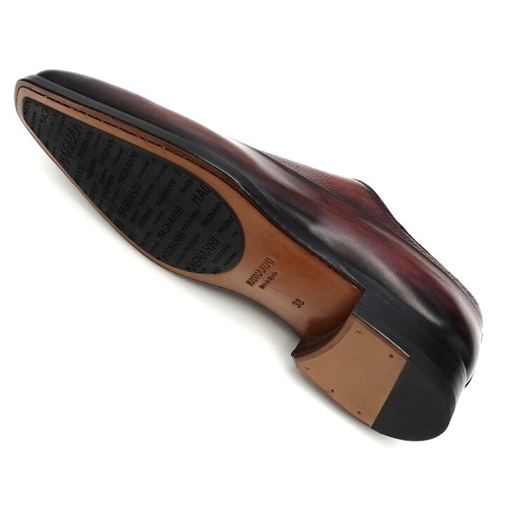 楽天市場】新品 MAGNANNI レザーシューズ 【サイズ：38】 ダークワイン 