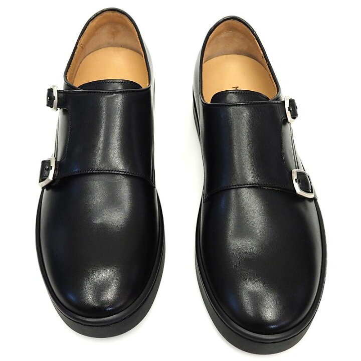 楽天市場】新品 MAGNANNI ダブルモンクストラップ レザースニーカー 