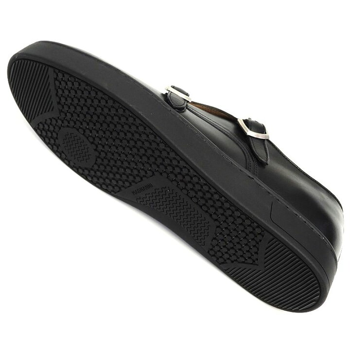楽天市場】新品 MAGNANNI ダブルモンクストラップ レザースニーカー 