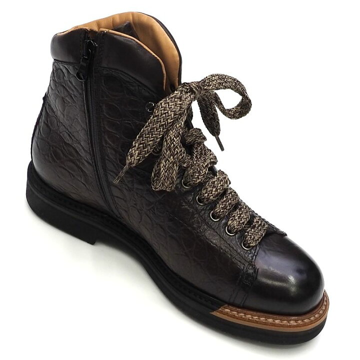 楽天市場】新品 Santoni レザーブーツ 【サイズ：UK6.5】 ダーク 