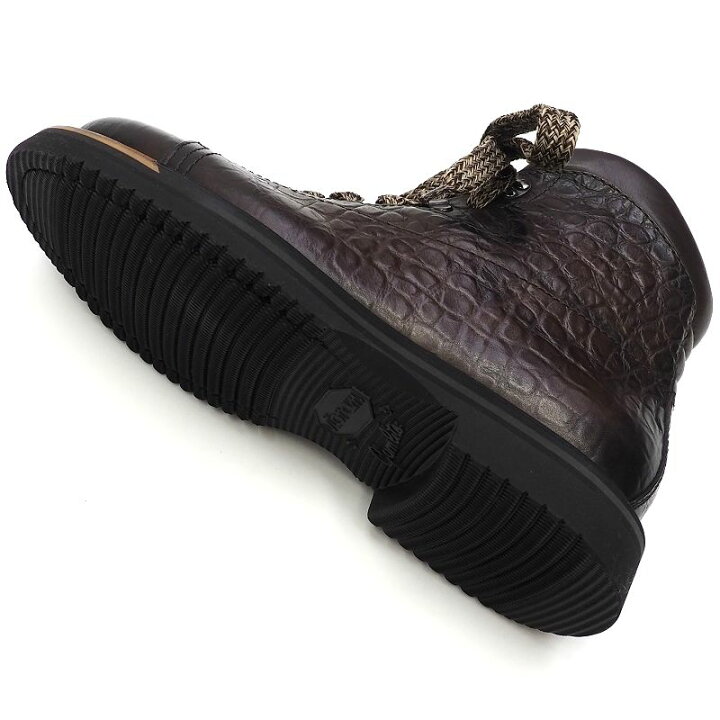 楽天市場】新品 Santoni レザーブーツ 【サイズ：UK6.5】 ダーク 