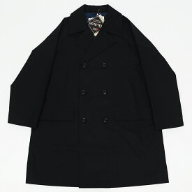 未使用品 25SS nanamica 2L Cotton GORE-TEX Double Breasted Coat ゴアテックス コート 【サイズ：M】 ブラック 定価126500円 S25SB033 日本製 ナナミカ メンズ 5GHA/K0633S/KCT30/LP/RR/