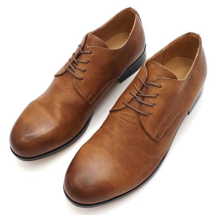 楽天市場】新品 PADRONE プレーントゥ レザーシューズ 【サイズ：40 