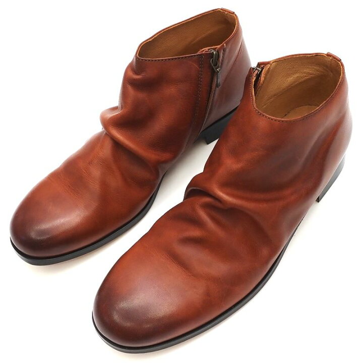 楽天市場】新品 PADRONE サイドジップ ショートブーツ 【サイズ：40