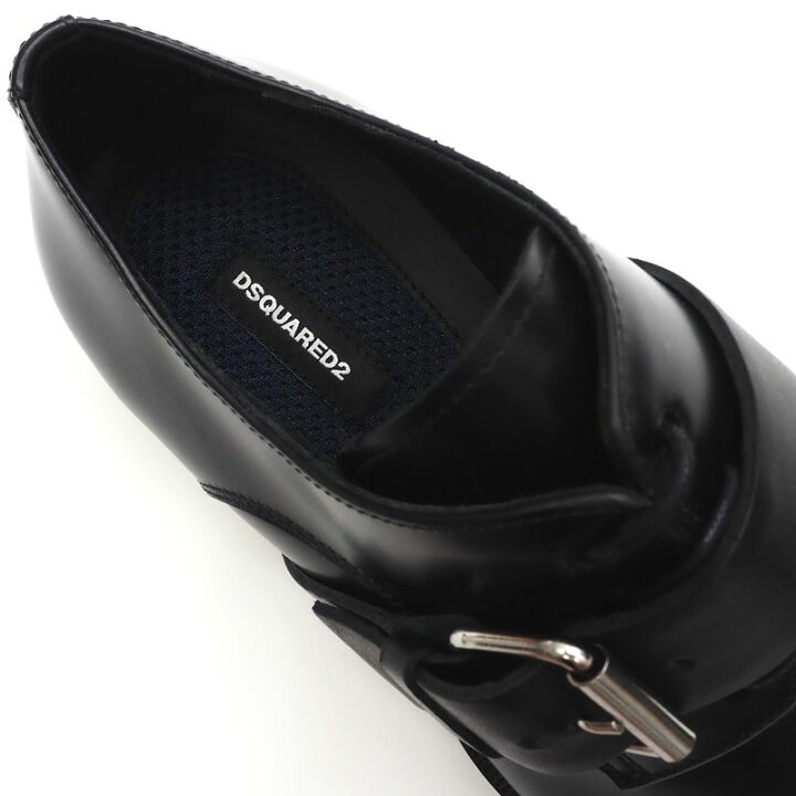 楽天市場】新品 DSQUARED2 レザーシューズ 【サイズ：40】 ブラック 