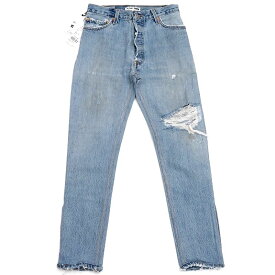 未使用品 RE/DONE Levi’s デニム パンツ 【サイズ：25】 ブルー リメイク リダン リーバイス レディース 5K1/D0482S/HAPR10/SYM/HM