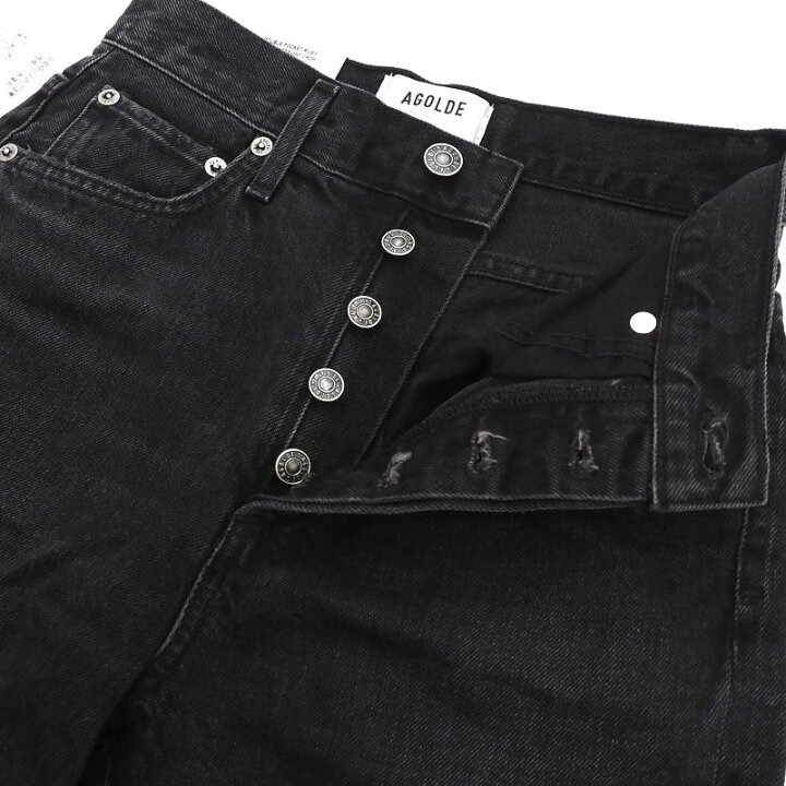 楽天市場】新品 AGOLDE デニム パンツ 【サイズ：24】 ブラック DOUBLE  