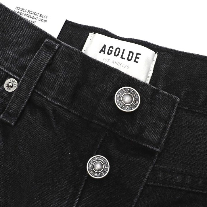楽天市場】新品 AGOLDE デニム パンツ 【サイズ：24】 ブラック DOUBLE 