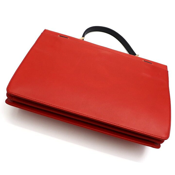 楽天市場】未使用品 Epoi レザービジネスバッグ レッド 2WAY 