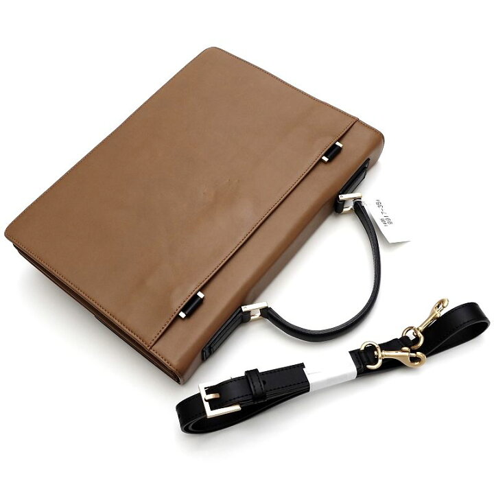 楽天市場】未使用品 Epoi レザービジネスバッグ キャメルブラウン 2WAY