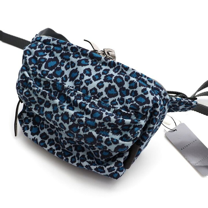 楽天市場】新品 zattu CHIKO LEOPARD ボディバッグ ブルー マイクロ 