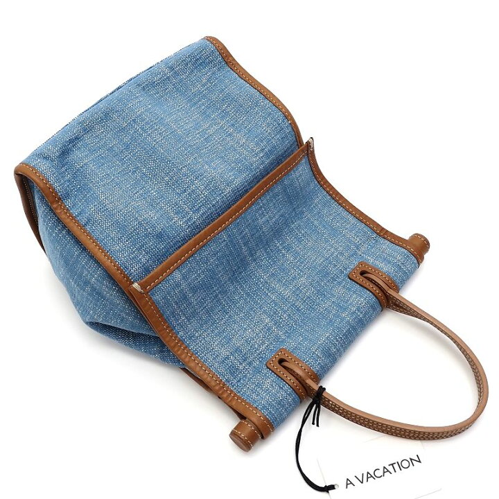 楽天市場】未使用品 A VACATION LUNCH トートバッグ ブルー ア ヴァ  