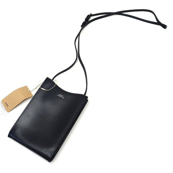 楽天市場】未使用品 A.P.C. NECK POUCH JAMIE レザーミニネックポーチ  