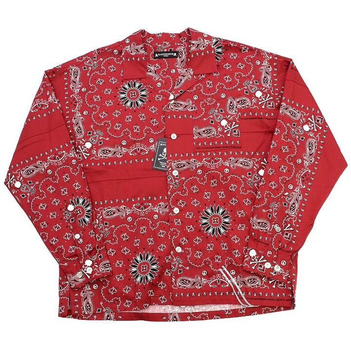 楽天市場】新品 20SS MASTERMIND WORLD シャツ 【サイズ：M】 レッド 