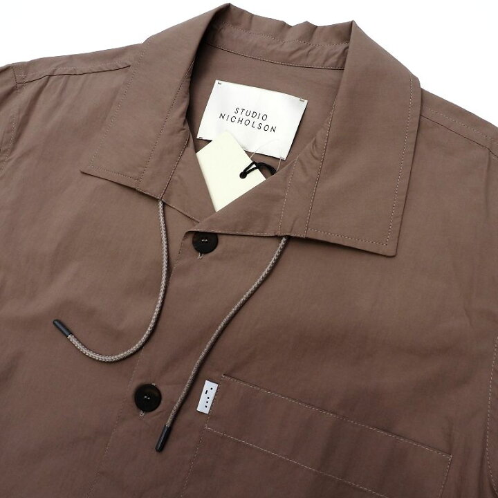 楽天市場】新品 STUDIO NICHOLSON 長袖シャツ 【サイズ：S】 CLAY 