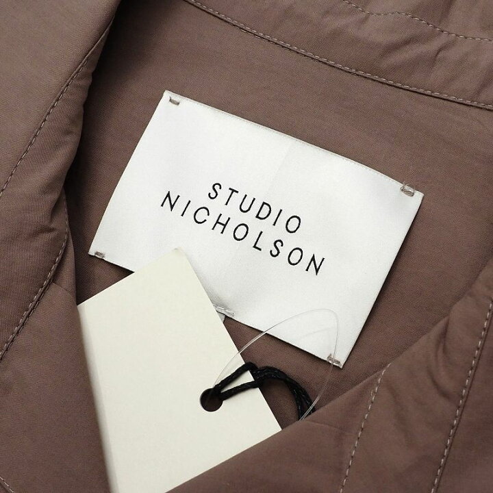 楽天市場】新品 STUDIO NICHOLSON 長袖シャツ 【サイズ：S】 CLAY 