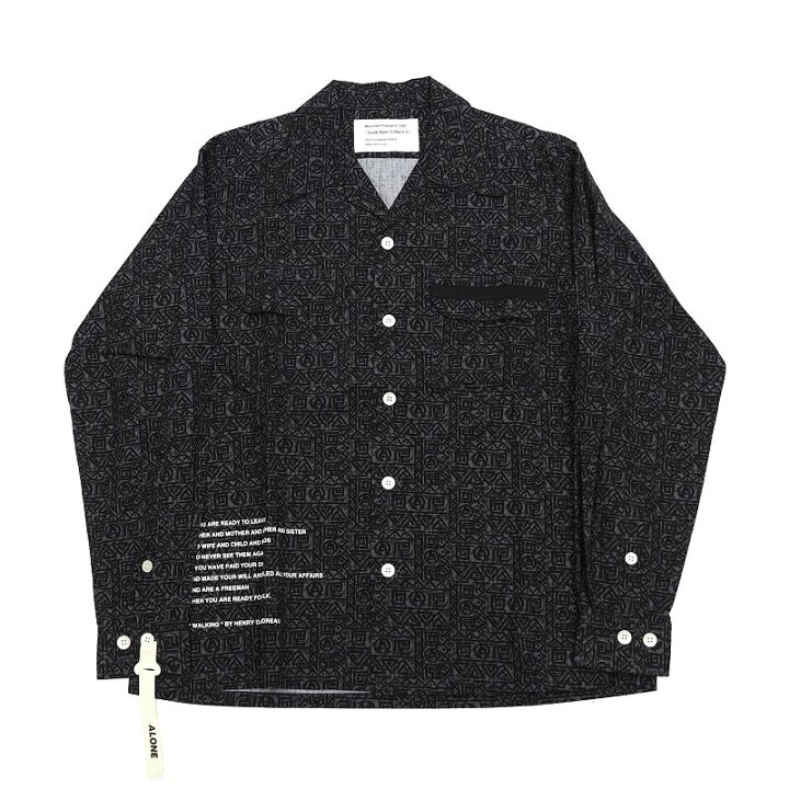 楽天市場】未使用品 Mountain Research Batik Open Collar L/S シャツ 