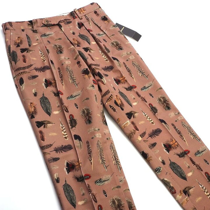 楽天市場】新品 Paul Stuart フェザー柄 パンツ 【サイズ：46 