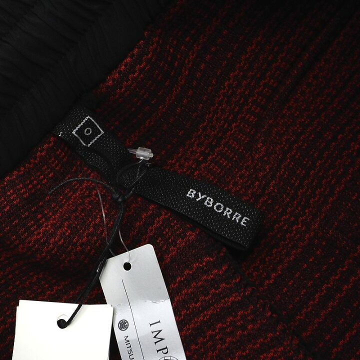 楽天市場】新品 19AW BYBORRE ニットクロップドパンツ 【サイズ：S 