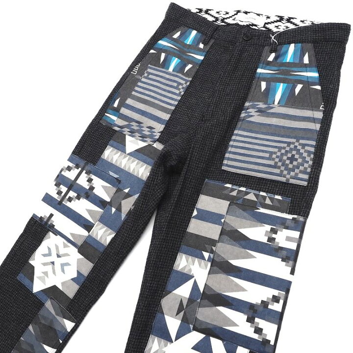 楽天市場】新品 20AW FACETASM オルテガ パッチワーク ツイードパンツ