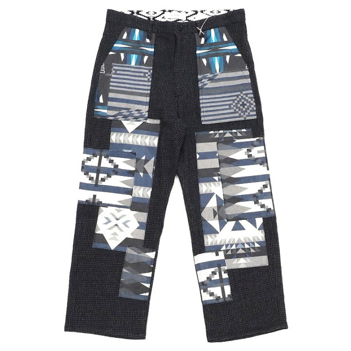 楽天市場】新品 20AW FACETASM オルテガ パッチワーク ツイードパンツ 