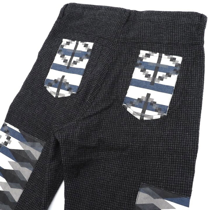 楽天市場】新品 20AW FACETASM オルテガ パッチワーク ツイードパンツ 