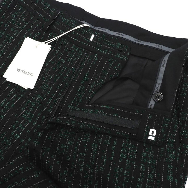 楽天市場】新品 VETEMENTS ウール パンツ 【サイズ：S】 ブラック 