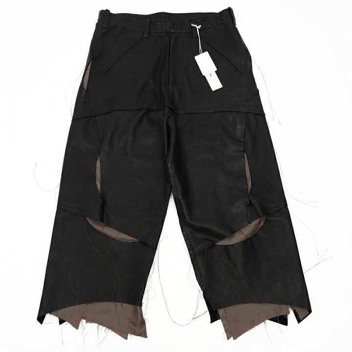 楽天市場】未使用品 sulvam SCARS HORSE LEATHER PANTS ホースレザー 