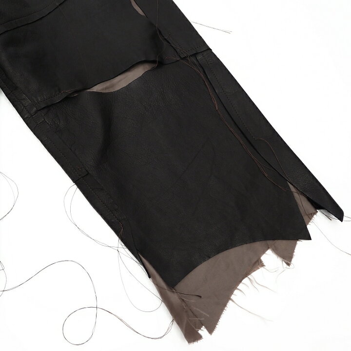 楽天市場】未使用品 sulvam SCARS HORSE LEATHER PANTS ホースレザー 