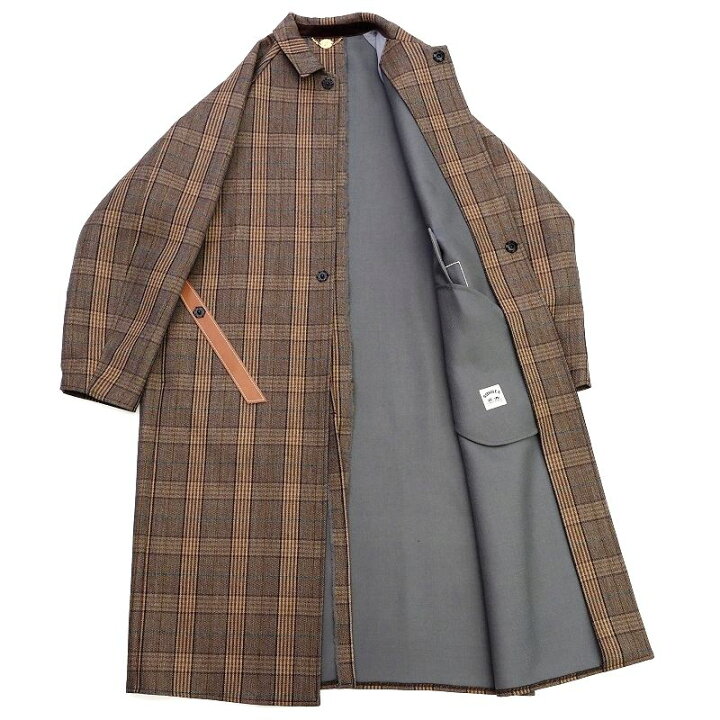 楽天市場】新品 20AW SUNSEA 鬼塚ネオ コート 【サイズ：2】 チェック 