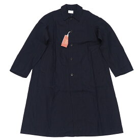 新品 BONCOURA ステンカラーコート 【サイズ：38】 インディゴ WILD LIFE TAILOR別注 リネン混 ボンクラ メンズ 5GHA/J0564S/JCTB11/HM/SYM