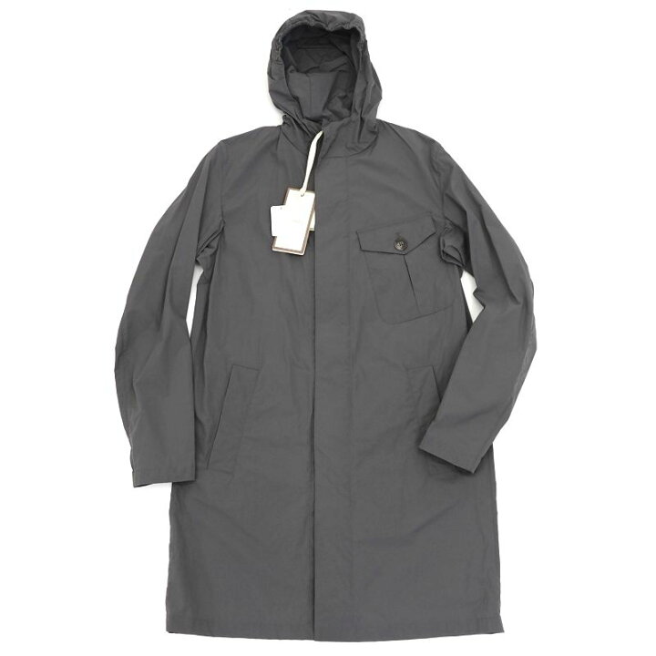 楽天市場】新品 HERNO フーディーコート 【サイズ：46】 グレー 定価 