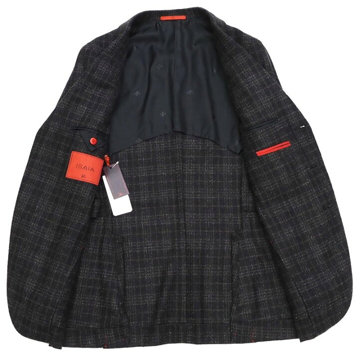 楽天市場】新品 ISAIA SAILOR テーラードジャケット 【サイズ：52 