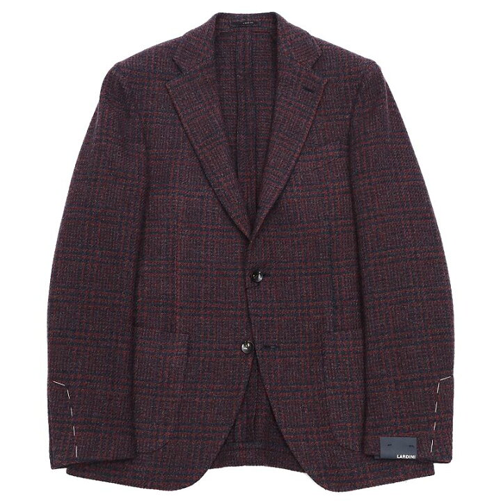 楽天市場】新品 LARDINI ツイードジャケット 【サイズ：48】 ワイン  