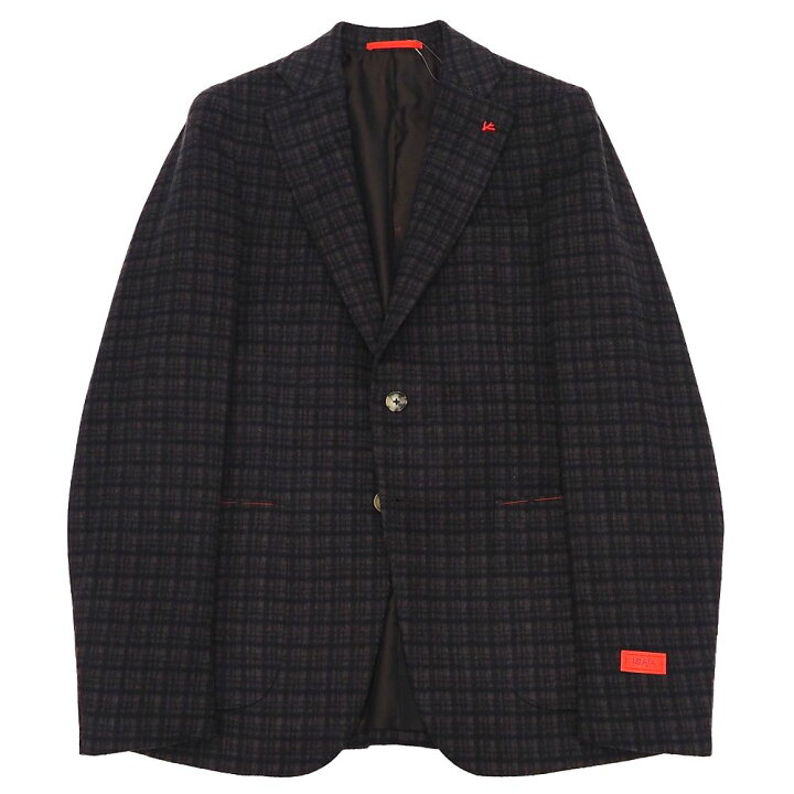 楽天市場】新品 ISAIA ウールジャケット 【サイズ：46】 ブラウン 