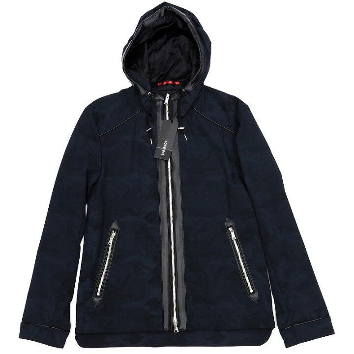 楽天市場】新品 LOVELESS フーデッドブルゾン 【サイズ：S】 ネイビー 