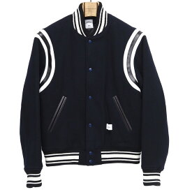 新品 BEDWIN&THE HEARTBREAKERS MELTON AWARD JACKET "JERRY" アワードジャケット 【サイズ：3】 ネイビー 定価77000円 24AB5627 ベドウィン メンズ 5WHC/F07260/LUL28/HM/RR/SYM