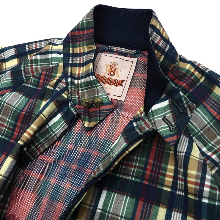 楽天市場】新品 BARACUTA PATTERN NYLON AF G9 ハリントンジャケット 