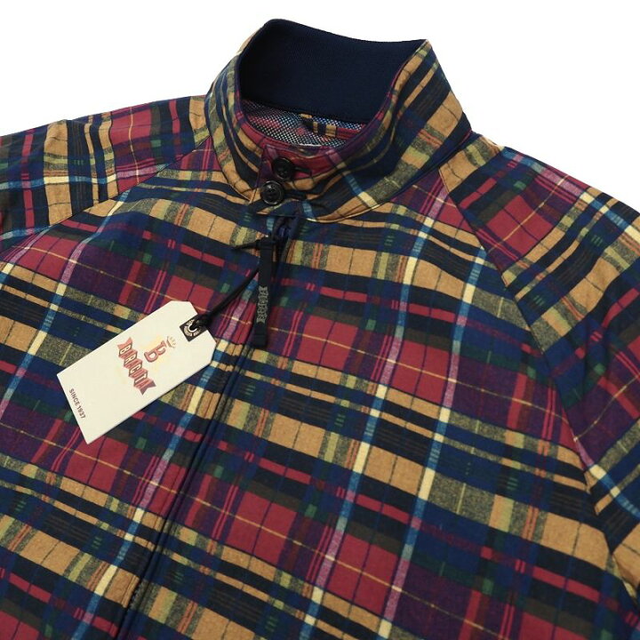 楽天市場】新品 BARACUTA PATTERN NYLON AF G9 ハリントンジャケット  