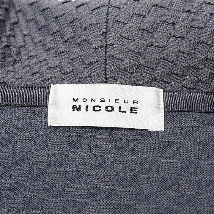 楽天市場】新品 monsieur NICOLE ジオメトリックブリスタージャカード 