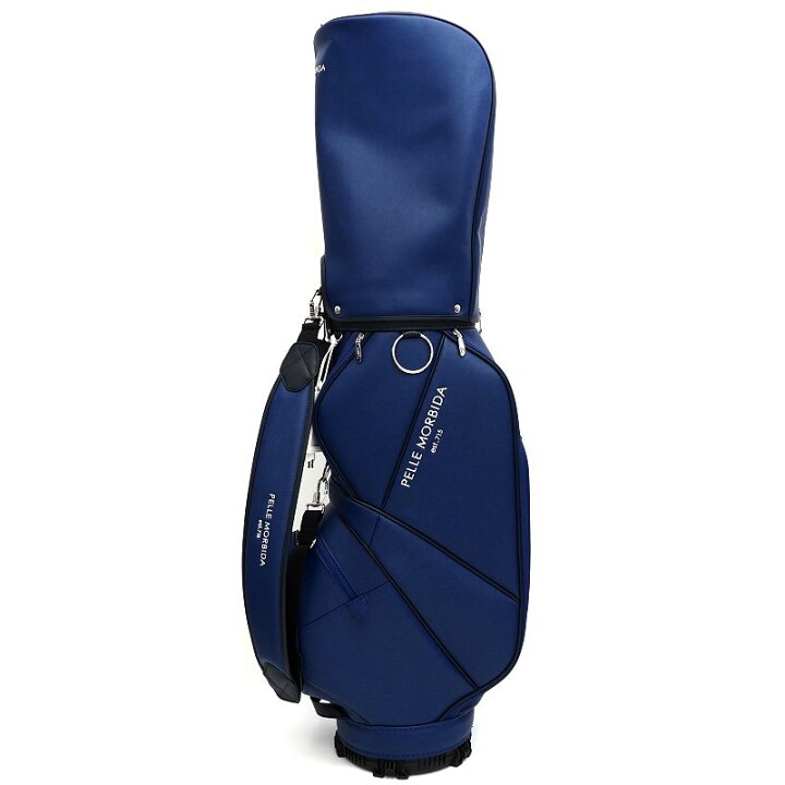楽天市場】新品 PELLE MORBIDA キャディバッグ ブルー カートタイプ 