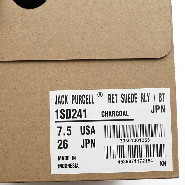 楽天市場】新品 CONVERSE × BIOTOP JACK PURCELL RET SUEDE RLY  