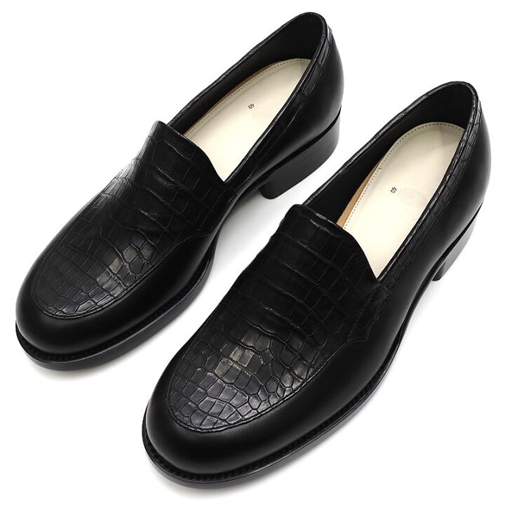 楽天市場】未使用品 PETROSOLAUM 4 spec loafer クロコダイル/キップ 
