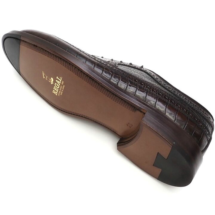 楽天市場】新品 REGAL ウイングチップ コードバンレザー シューズ 革靴 