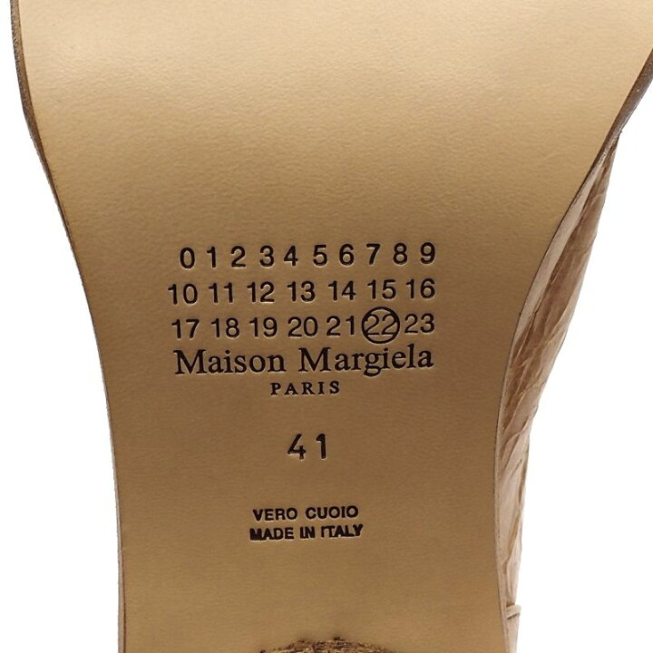 楽天市場】新品 Maison Margiela 足袋 ブーツ 【サイズ：41】 ベージュ 