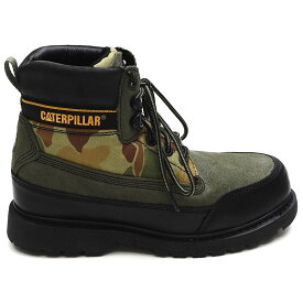 新品 Nigel Cabourn × CATERPILLAR UTAH BOOTS ブーツ 【サイズ：8】 ブラック/カーキグリーン ナイジェルケーボン キャタピラー メンズ 5L/B05132/HEBR20/HM/SYM