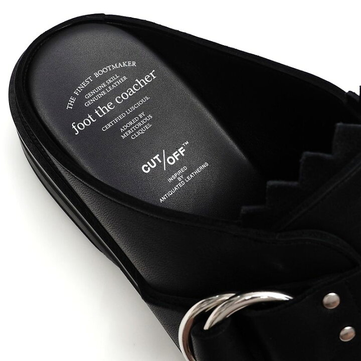 楽天市場】新品 foot the coacher CUT OFF RING MOCCASIN レザー  
