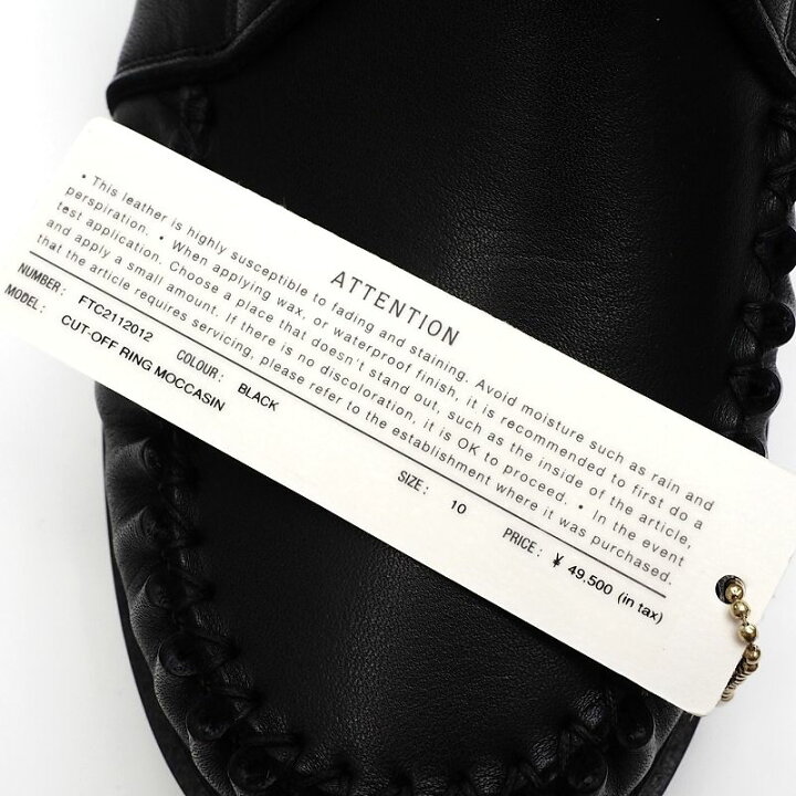 楽天市場】新品 foot the coacher CUT OFF RING MOCCASIN レザー 